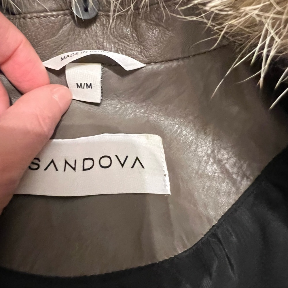 Gray Leather Jacket - image 3